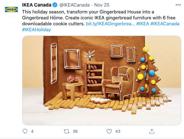 ikea gingerbread house